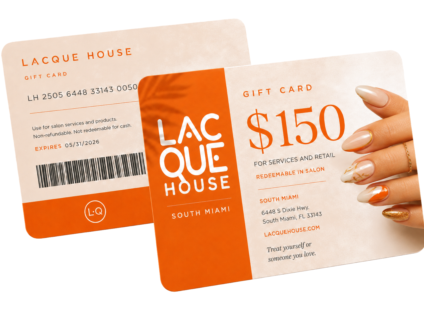 Lacque House $150 gift card