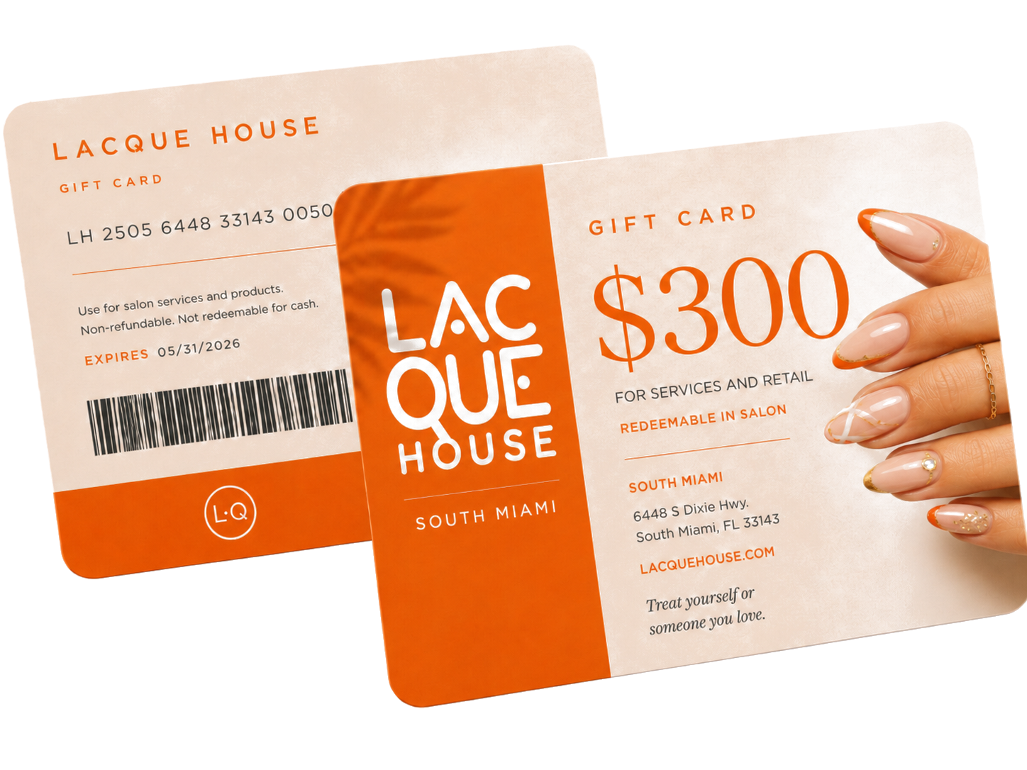 Lacque House $300 gift card
