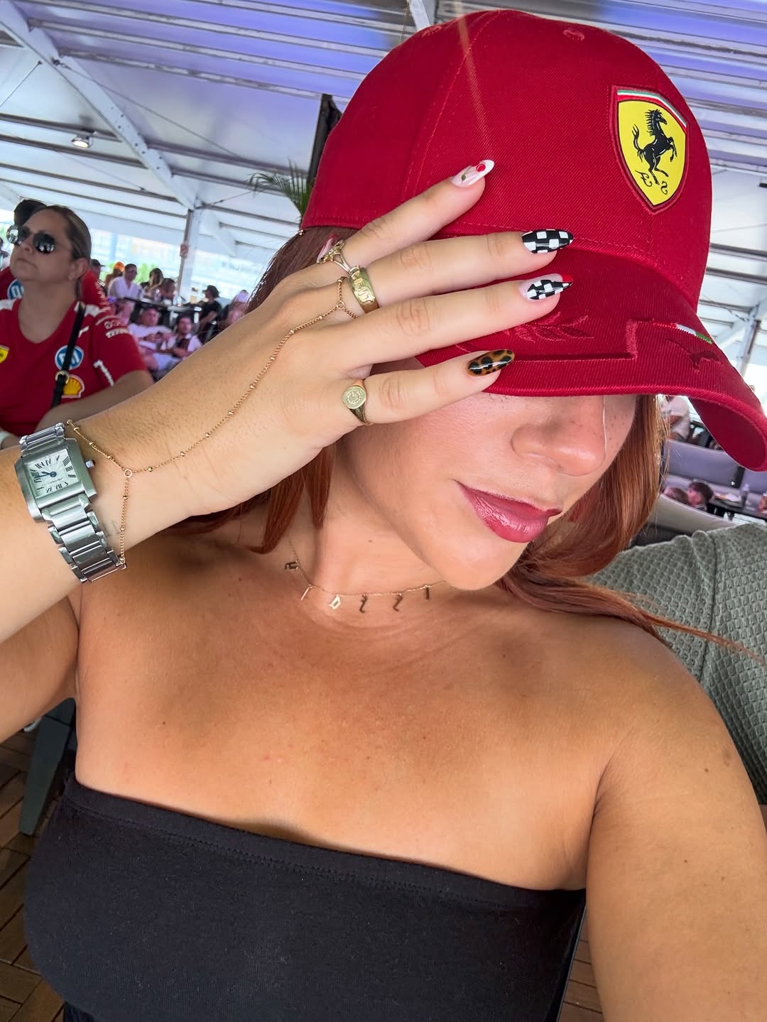 Carolina Rubi — F1 Miami nail art